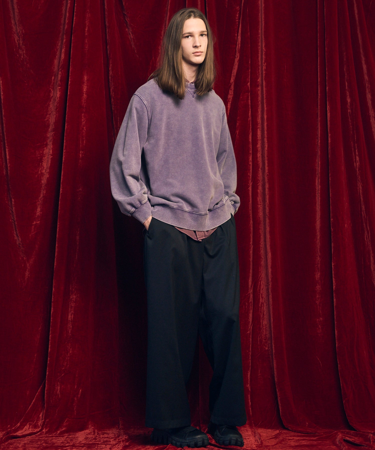 [25AW PRE-ORDER] Prime-Over Curved Zip Regular Collar Shirt