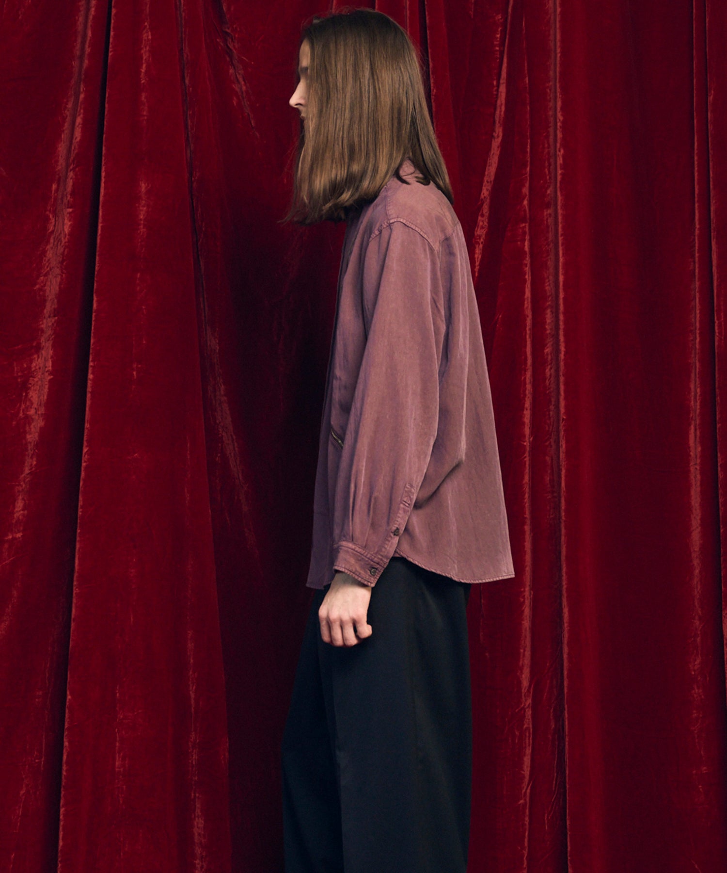 [25AW PRE-ORDER] Prime-Over Curved Zip Regular Collar Shirt