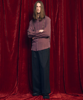 [25AW PRE-ORDER] Prime-Over Curved Zip Regular Collar Shirt