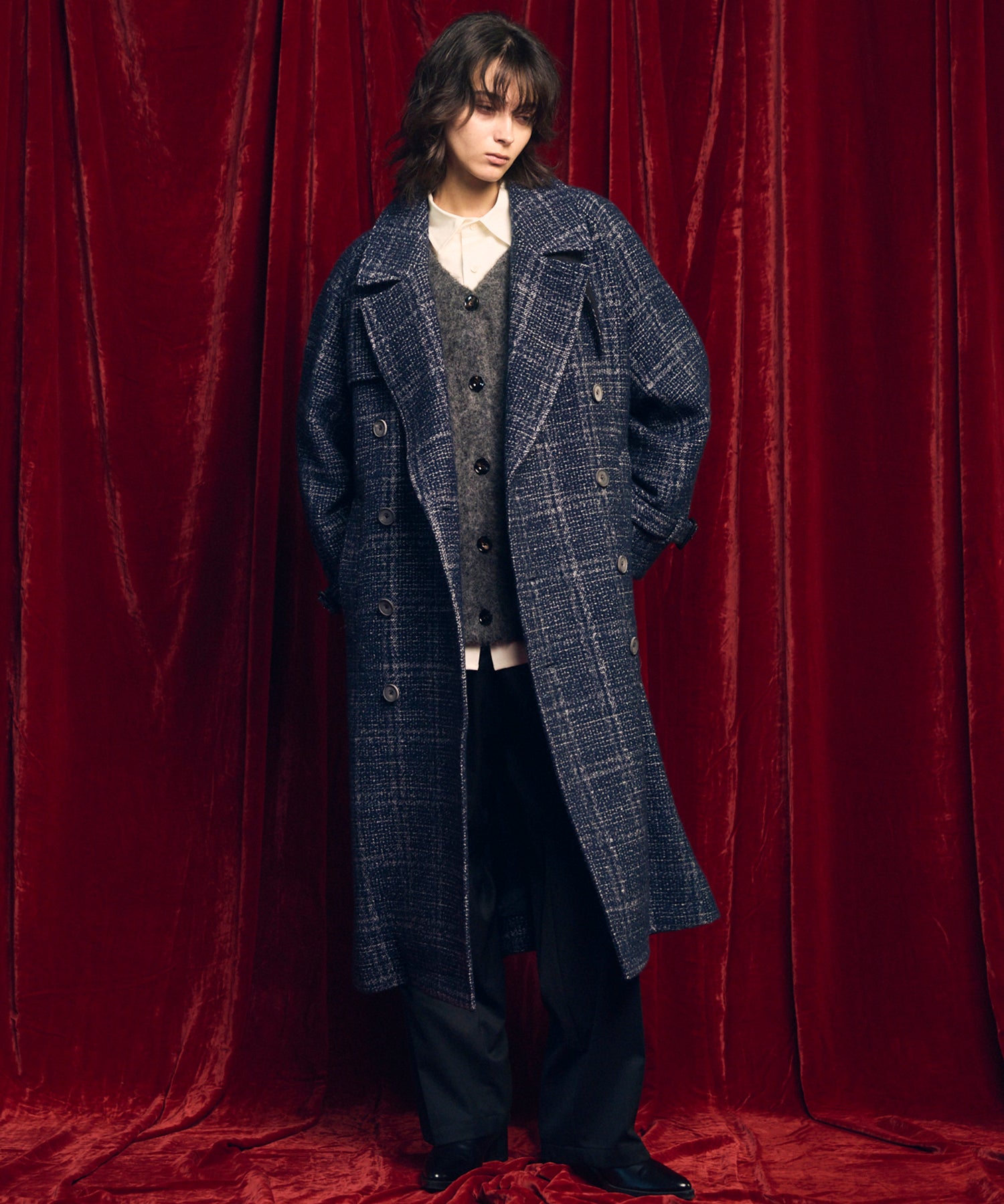 [25AW PRE-ORDER] Sheep Leather Long Coat