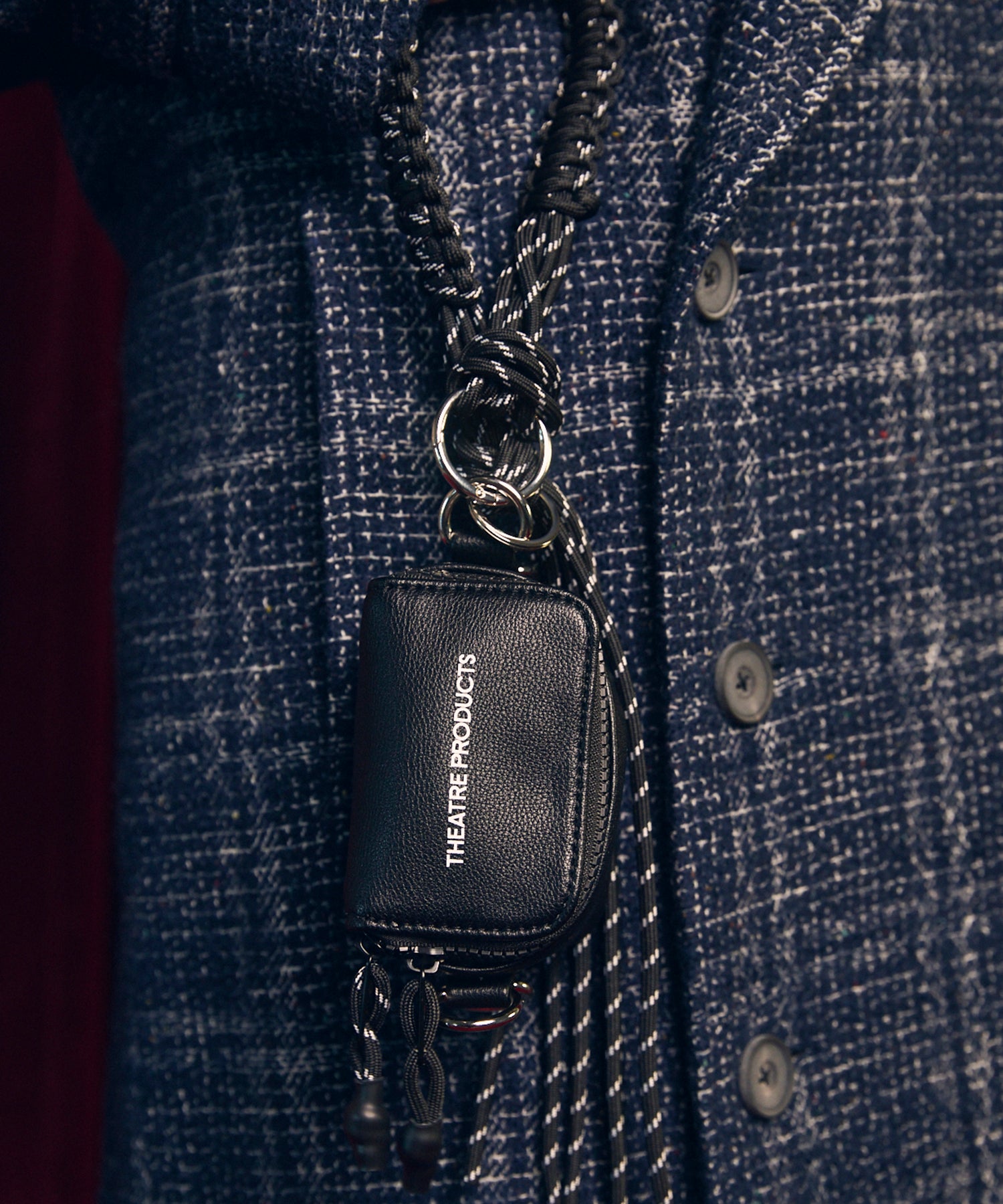 Aluminum Bonded Leather Shoulder Bag