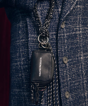 Aluminum Bonded Leather Shoulder Bag