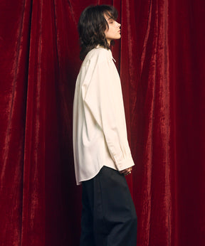 4 색 샹 브레이 씻을 수있는 양모 프라임-오버 일반 칼라 셔츠