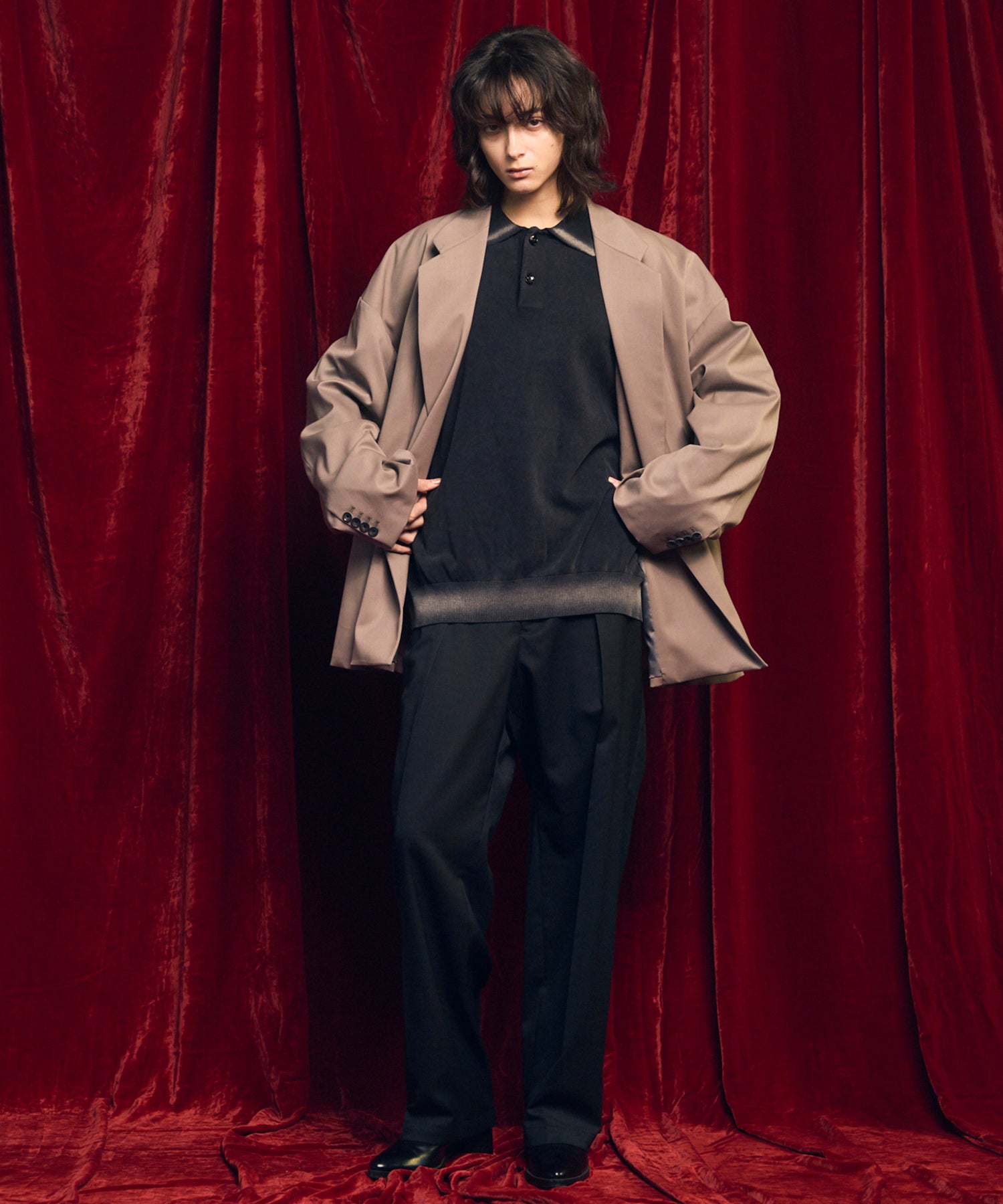 Wool Mix Prime-Over Double Tailored Jacket