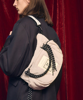 Aluminum Bonded Leather Shoulder Bag