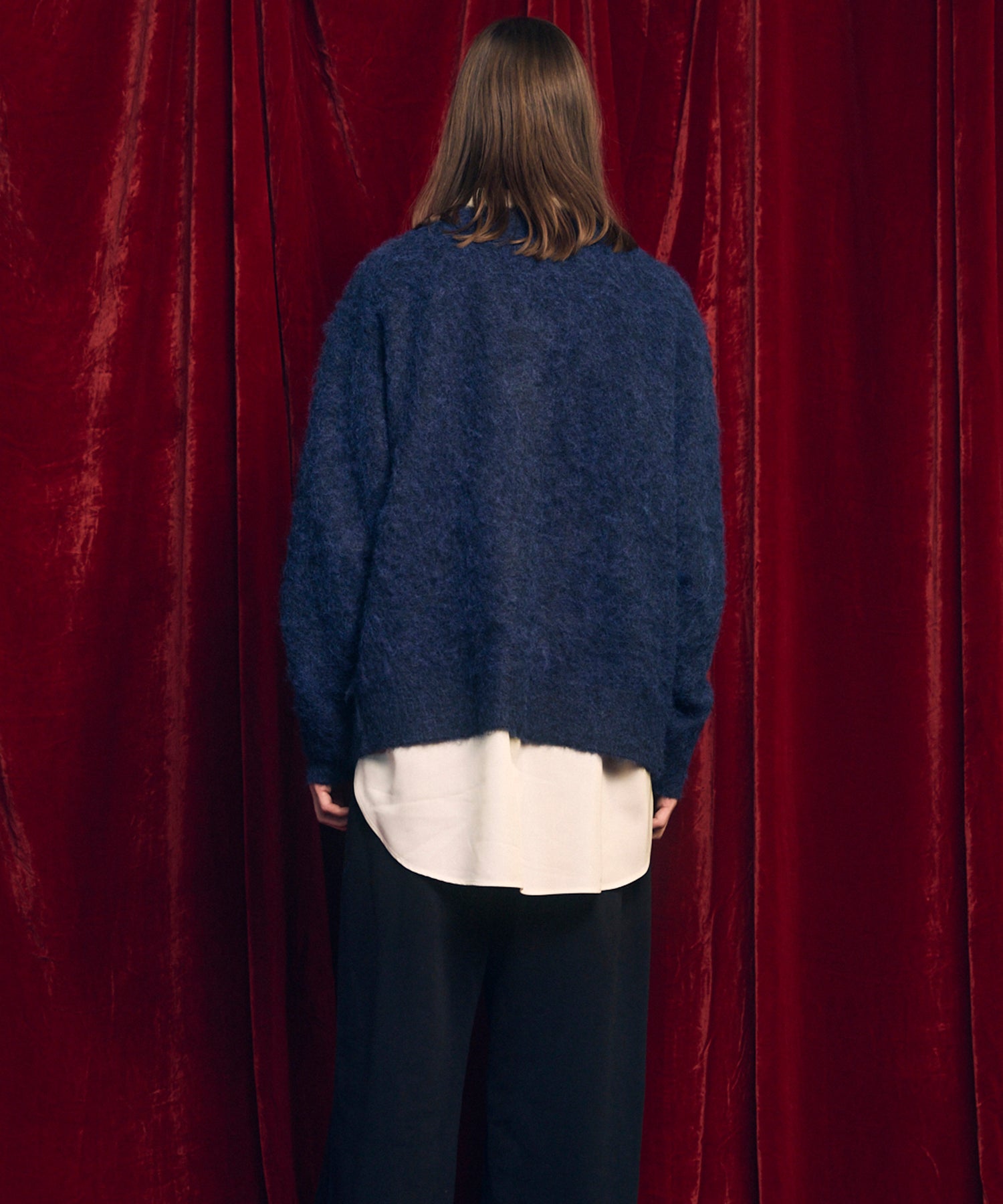 [25AW PRE-ORDER] Fade Yarn Prime-Over Full Zip Knit