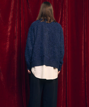 [25AW PRE-ORDER] Fade Yarn Prime-Over Full Zip Knit