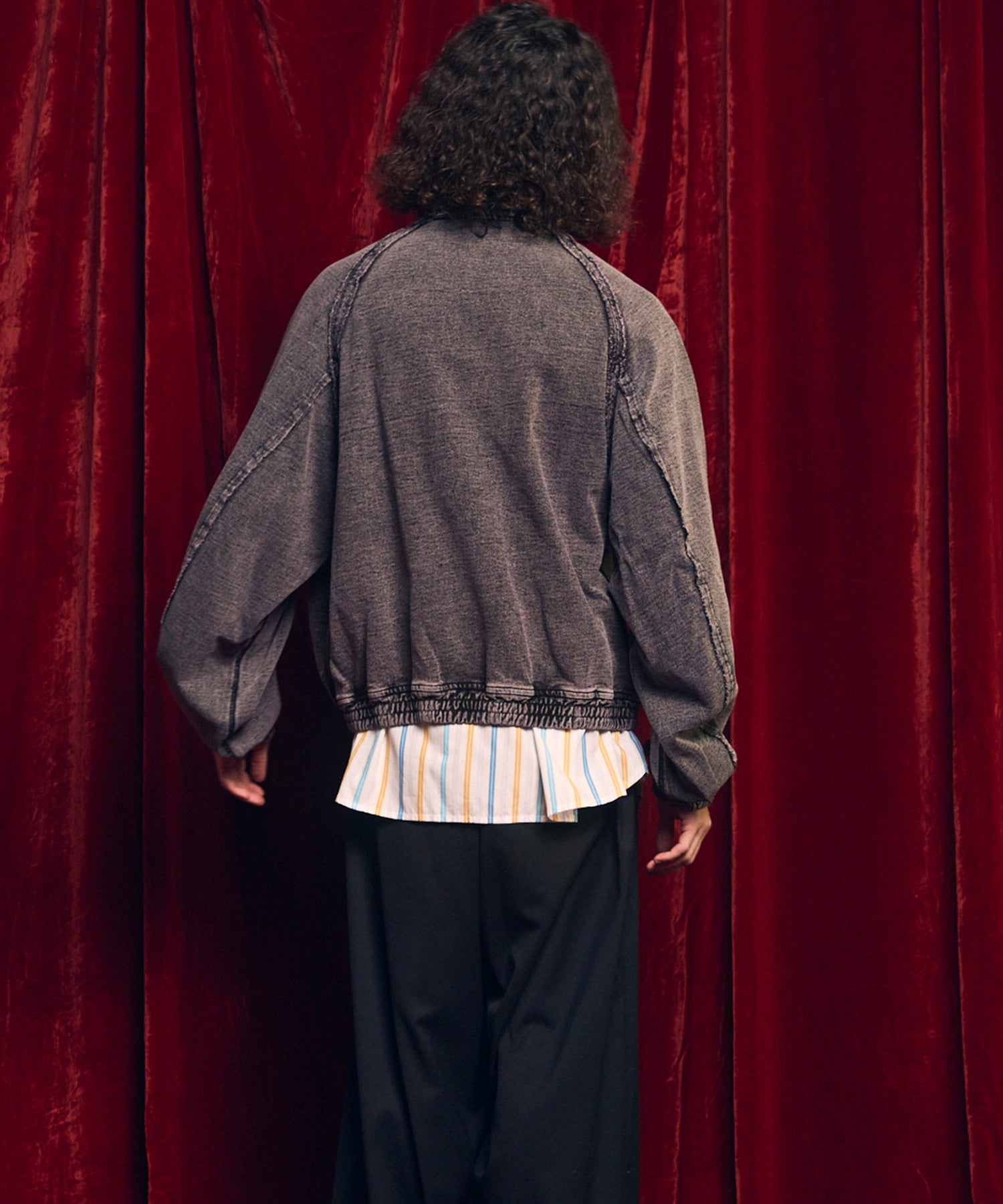 Prime-Over Chemical Over-Dye Sweat Track Jacket