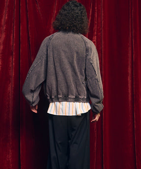 Prime-Over Chemical Over-Dye Sweat Track Jacket