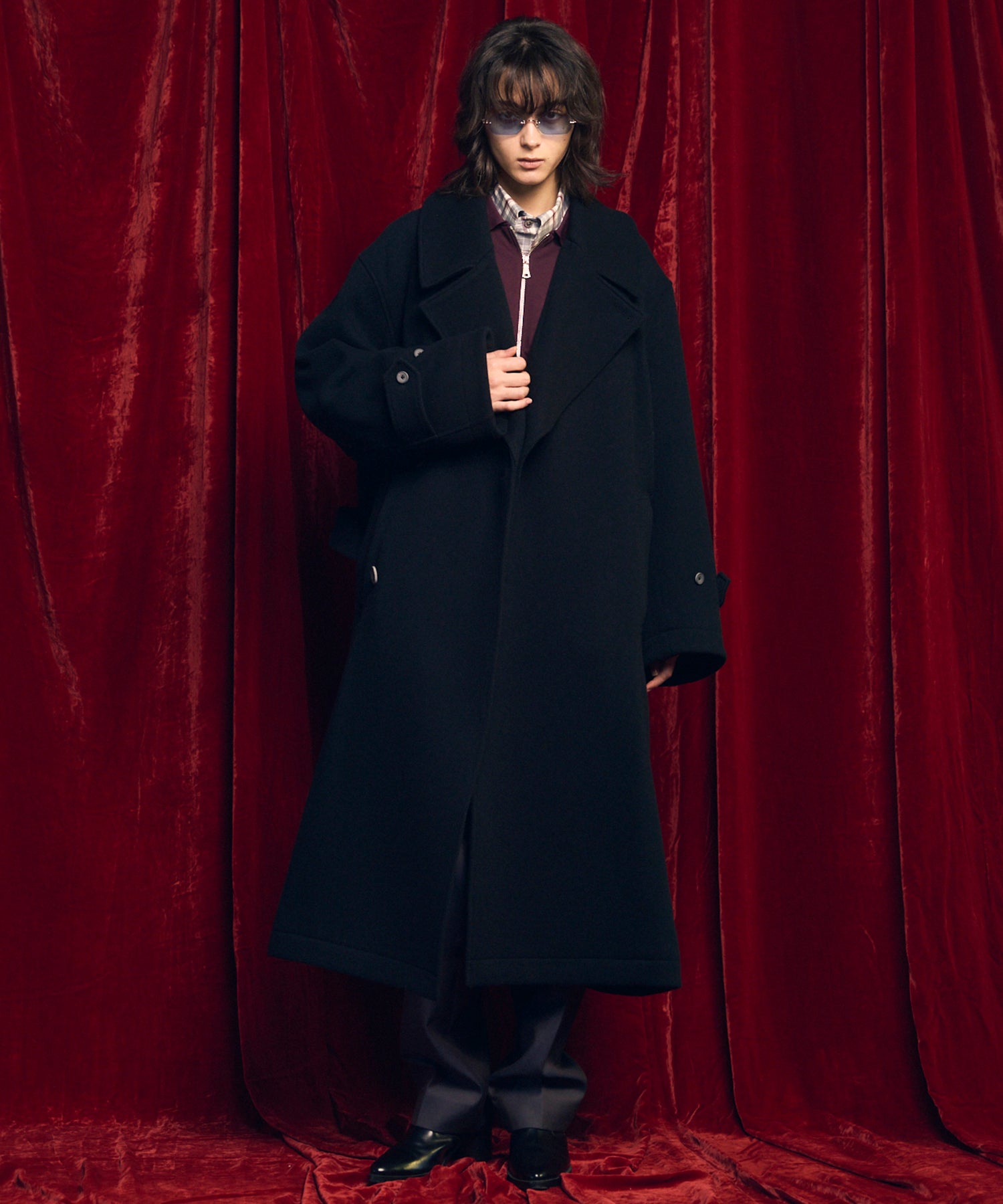 [25AW PRE-ORDER] Sheep Leather Long Coat