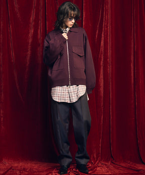 [25AW PRE-ORDER] Prime-Over Double Pocket Knit Zip Blouson