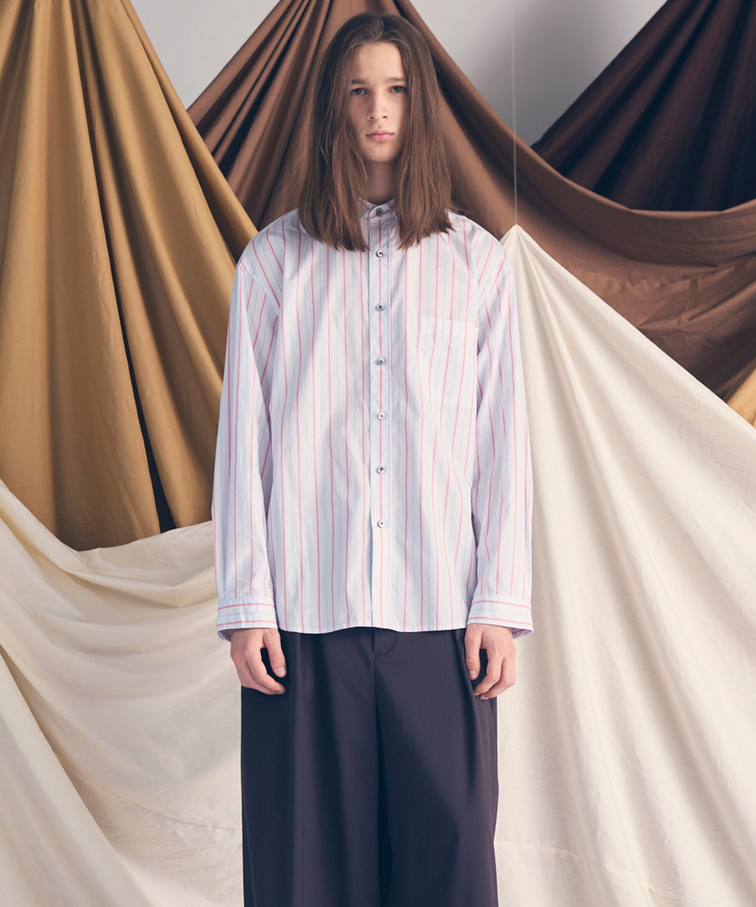 [이탈리아 데드 스톡 패브릭] 프라임 오버 일반 칼라 셔츠