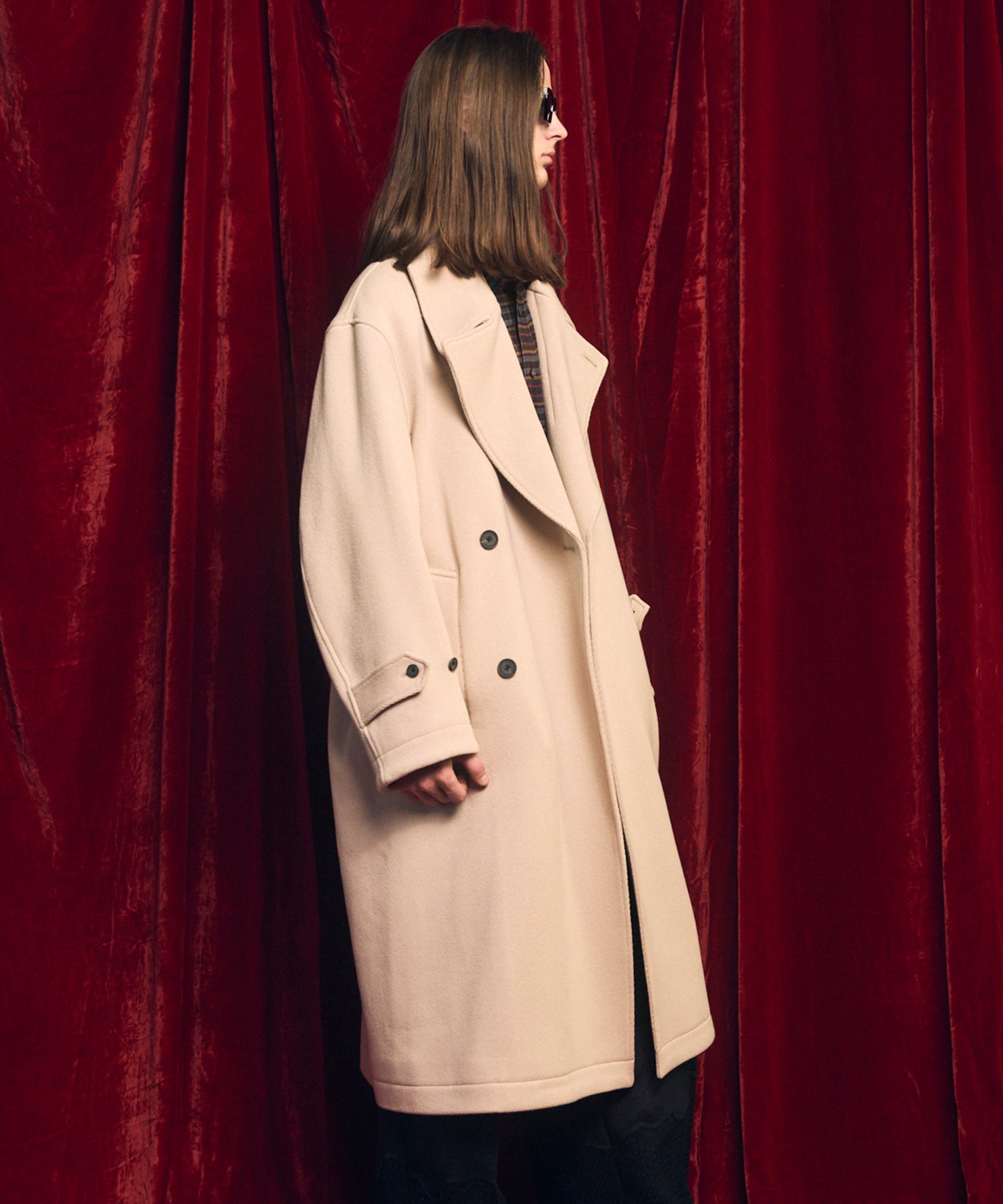 [25AW PRE-ORDER] Sheep Leather Long Coat