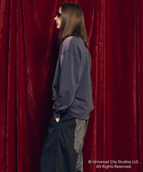 【MOVIE SERIES】「E.T.」- Moon&Bicycle - Prime-Over Crew Neck  Long Sleeve T-Shirt