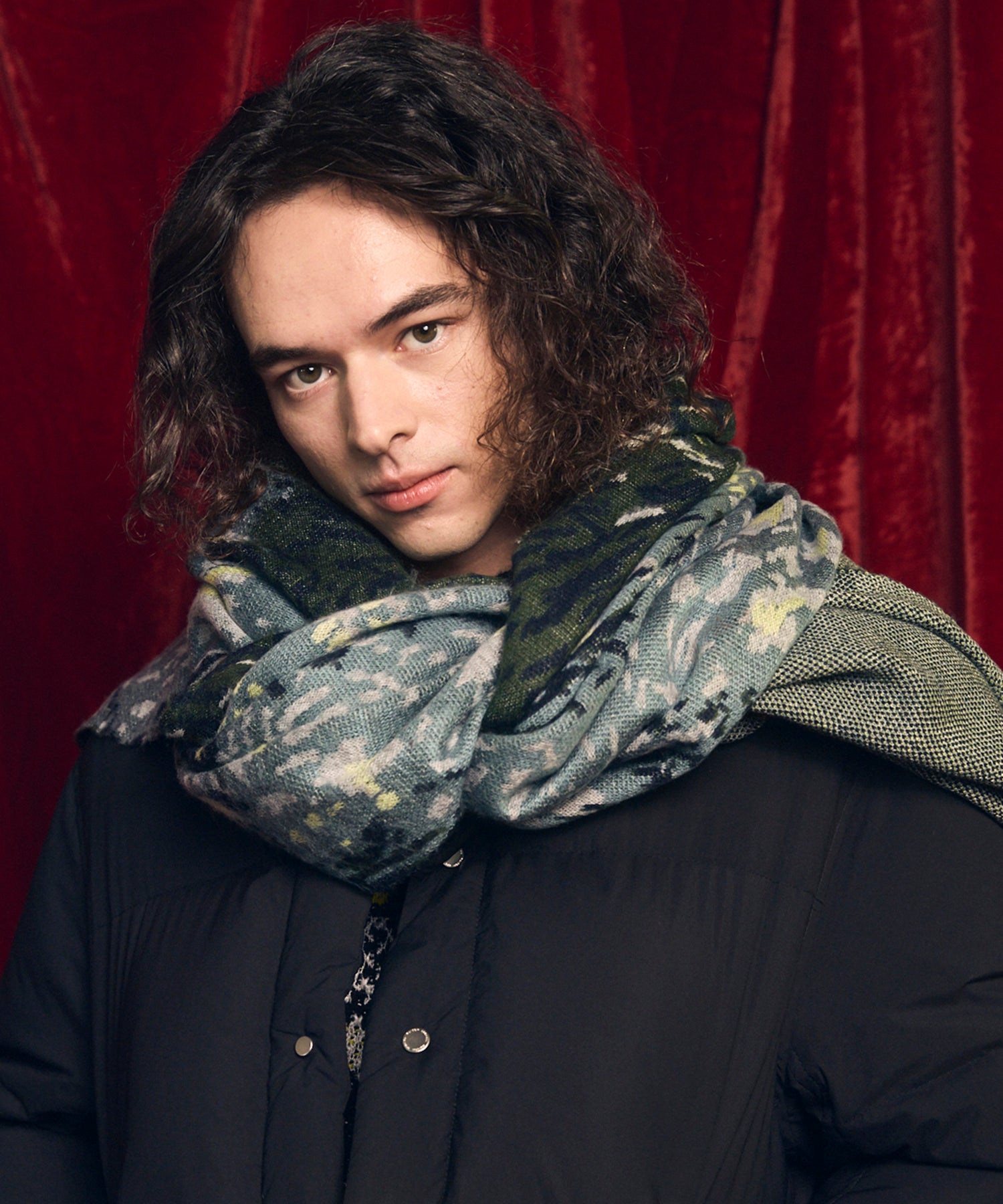 [25AW PRE-ORDER] Abstract Jacquard Scarf