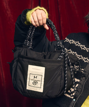 Aluminum Bonded Leather Shoulder Bag