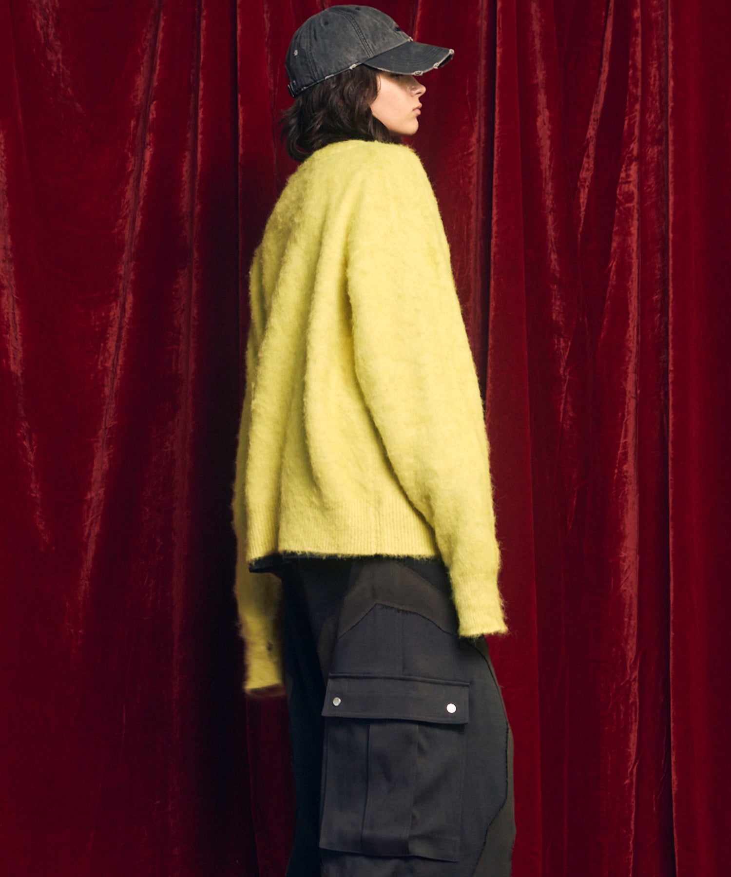 [25AW PRE-ORDER] Fade Yarn Prime-Over Full Zip Knit