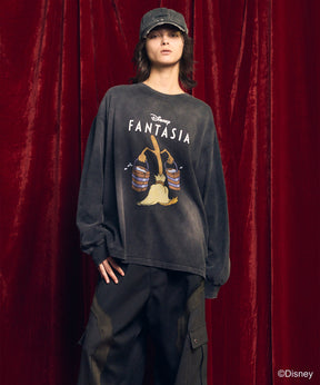 【MOVIE SERIES】「FANTASIA」-  BROOM - Prime-Over Crew Neck  Long Sleeve T-Shirt
