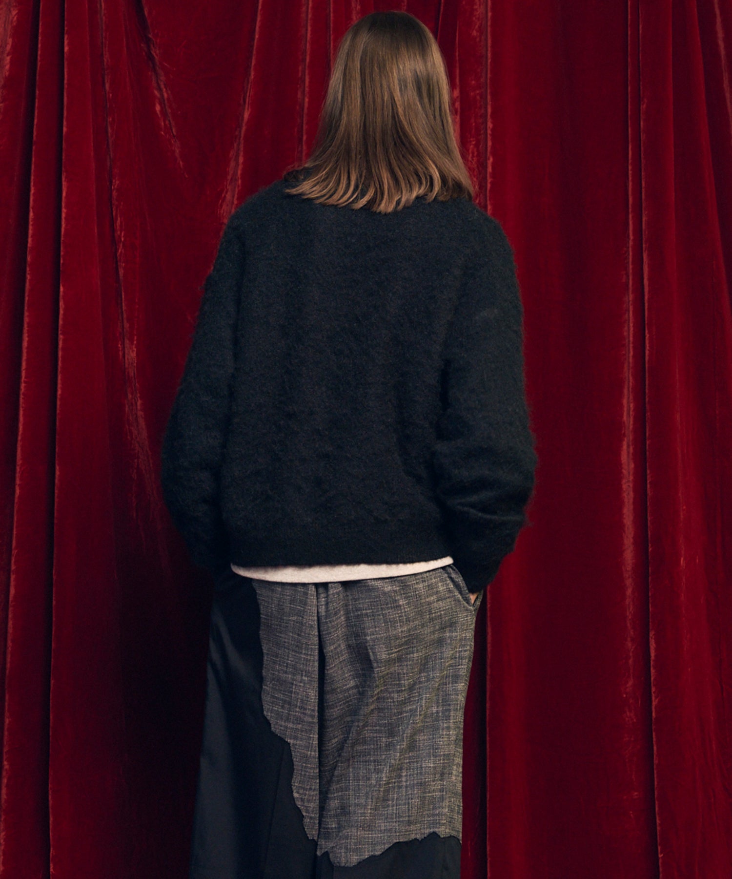 [25AW PRE-ORDER] Fade Yarn Prime-Over Full Zip Knit