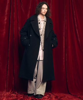 [意大利死库织物] Prime-Over常规衣领衬衫外套