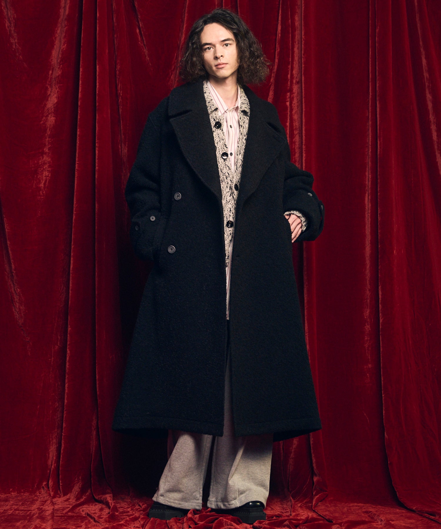 [25AW PRE-ORDER] Cashmere Cotton Wide Sweatpants