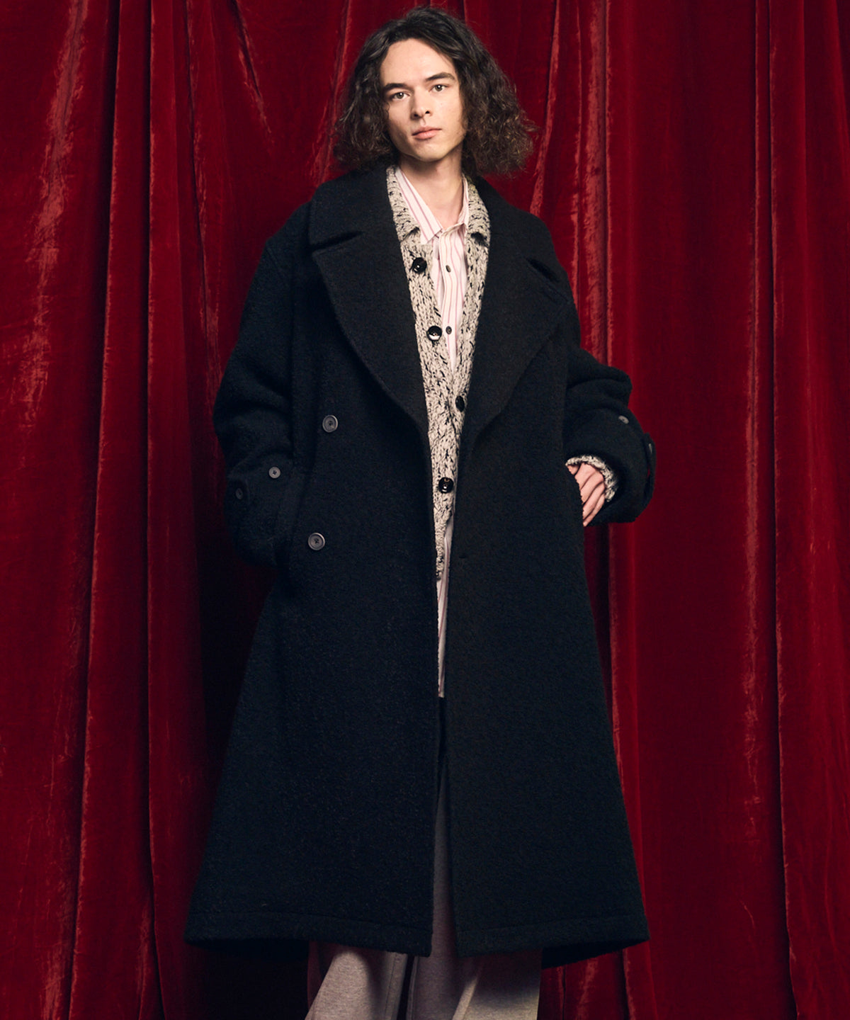 【LIMITED EDITION】Semi-double Prime-Over Front-fly Coat