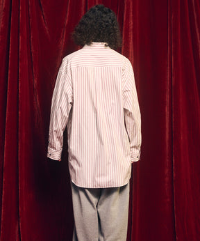 [意大利死库织物] Prime-Over常规衣领衬衫外套