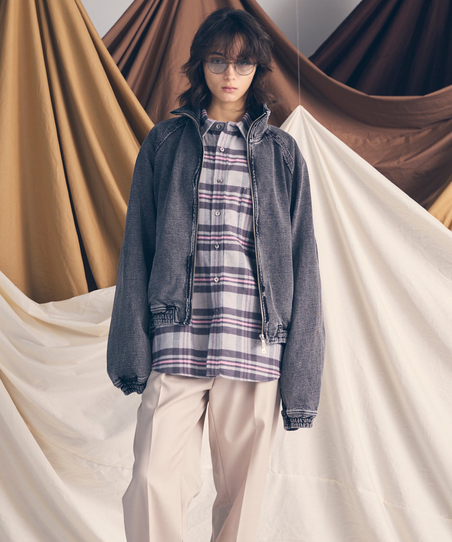 Prime-Over Chemical Over-Dye Sweat Track Jacket