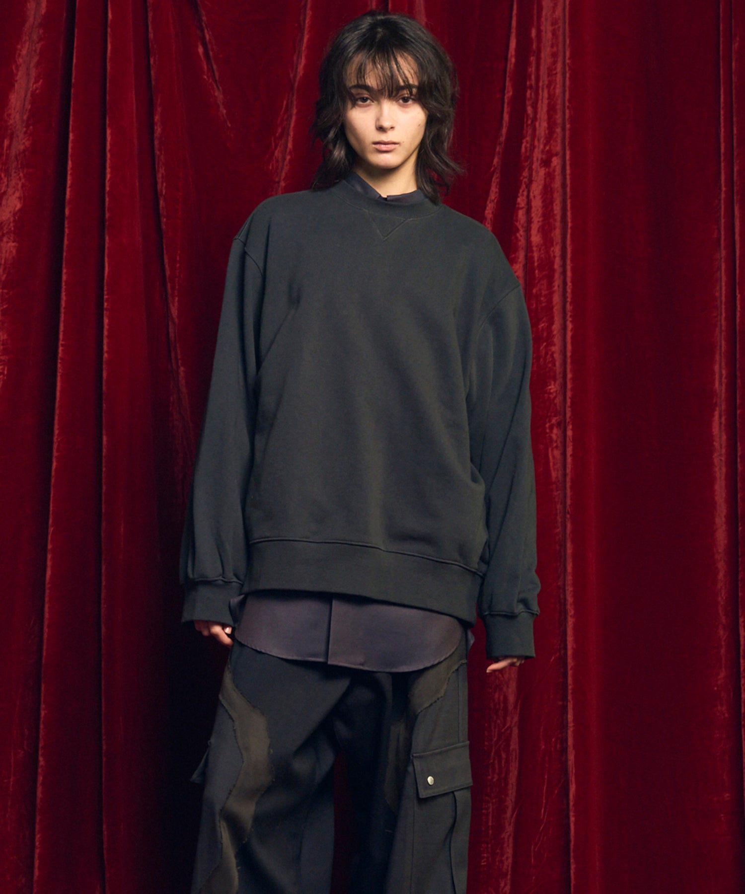 [25AW PRE-ORDER] Nuance Graphics Hand Stitching Long Sleeve TEE