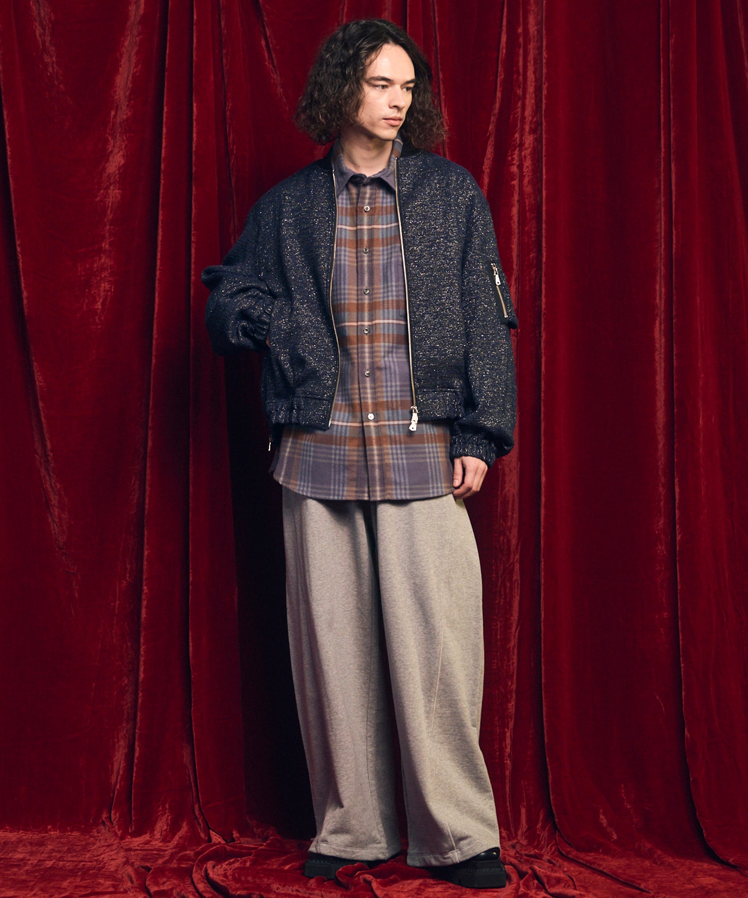 [25AW PRE-ORDER] Cashmere Cotton Wide Sweatpants