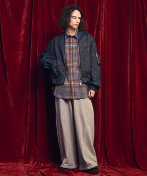 [Sale starts at 12:00 pm on Saturday, September 13th] [Italian Dead Stock Fabric] Prime-Over MA-1 Bomber Jacket