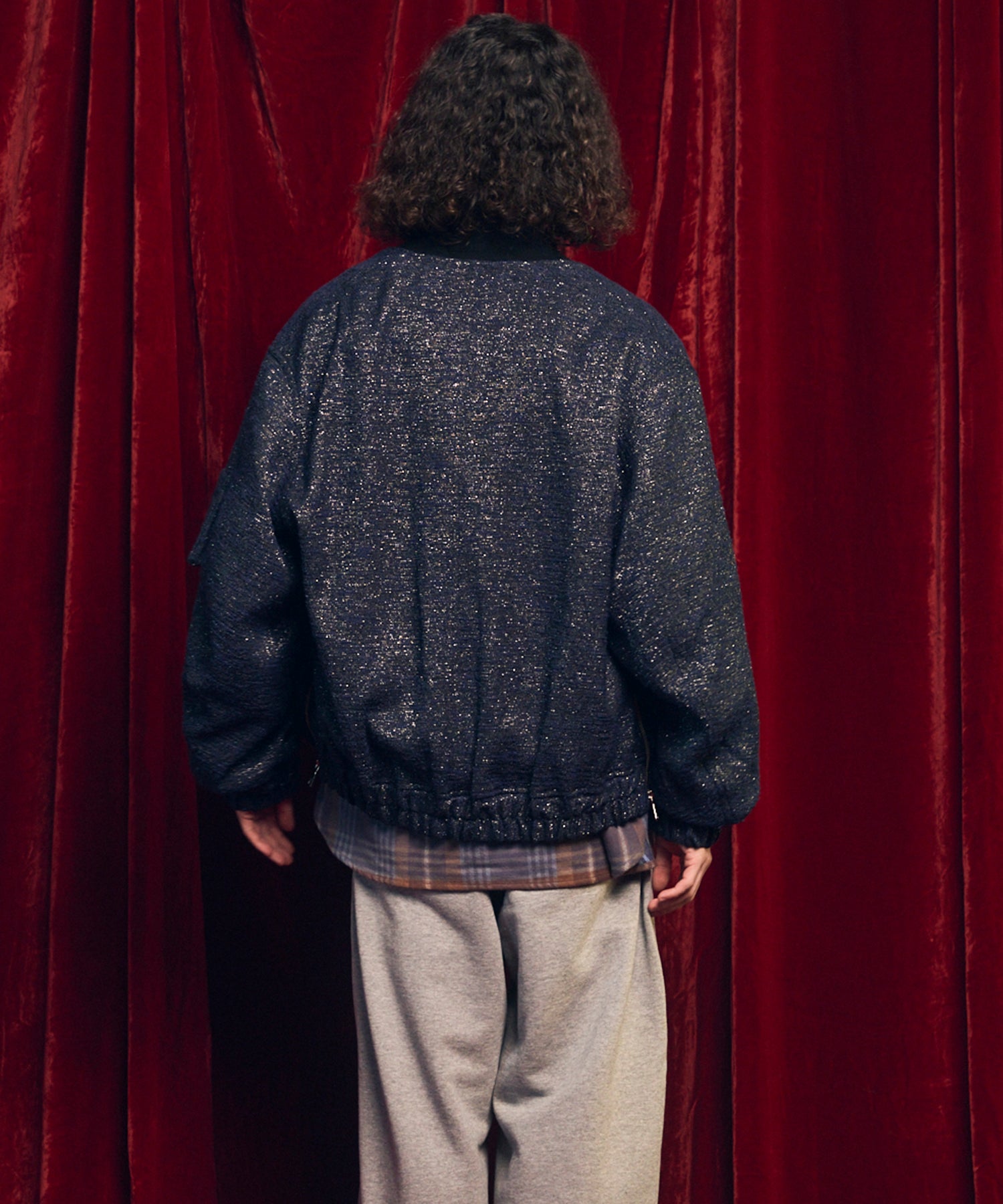 [Sale starts at 12:00 pm on Saturday, September 13th] [Italian Dead Stock Fabric] Prime-Over MA-1 Bomber Jacket