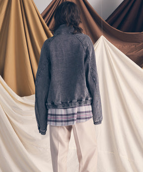 Prime-Over Chemical Over-Dye Sweat Track Jacket