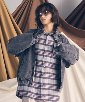 Prime-Over Chemical Over-Dye Sweat Track Jacket