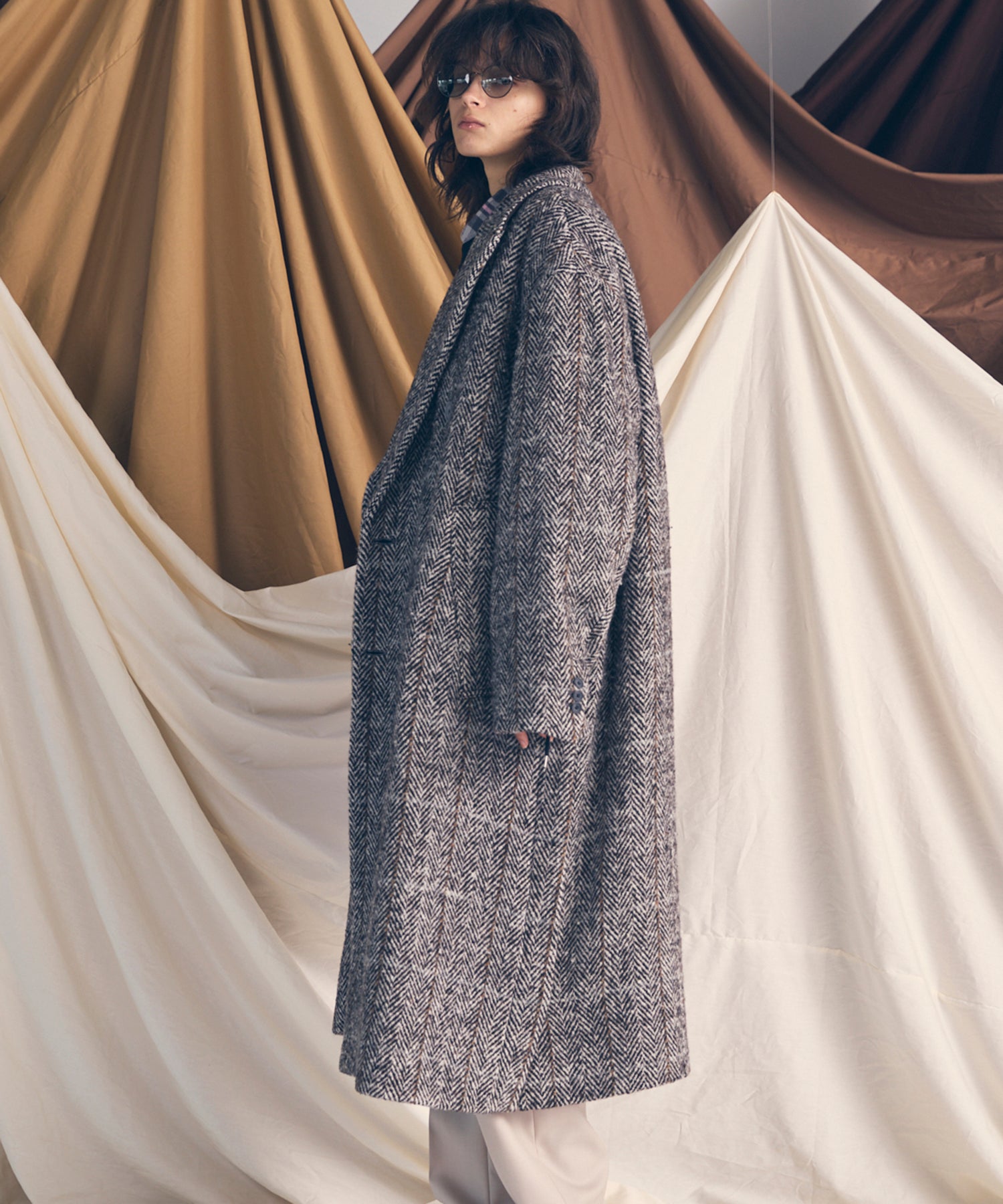 【Italian Dead Stock Fabric】Prime-Over Chesterfield Coat