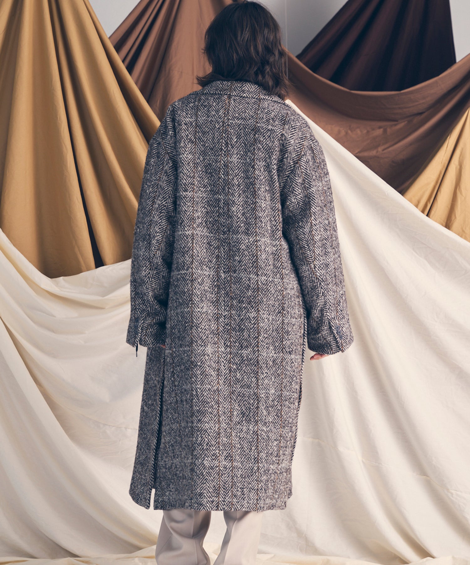 【Italian Dead Stock Fabric】Prime-Over Chesterfield Coat