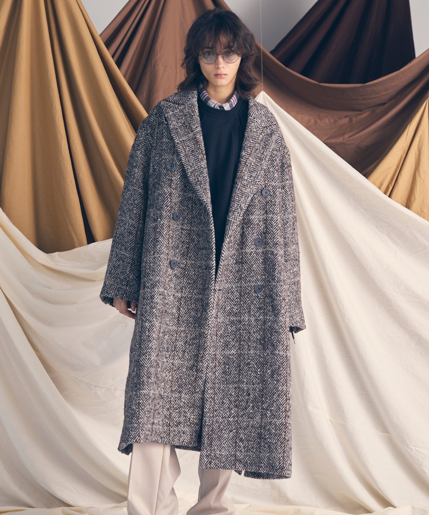 【Italian Dead Stock Fabric】Prime-Over Chesterfield Coat