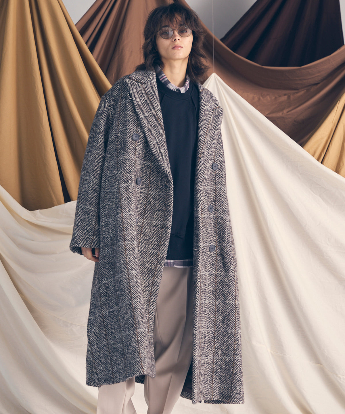 【Italian Dead Stock Fabric】Prime-Over Chesterfield Coat