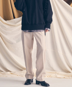 4 색 샹 브레이 세탁 가능한 양모 원은 직선 바지