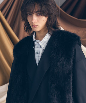 [25AW PRE-ORDER] Luxury Volume Eco Fur Prime-Over Vest