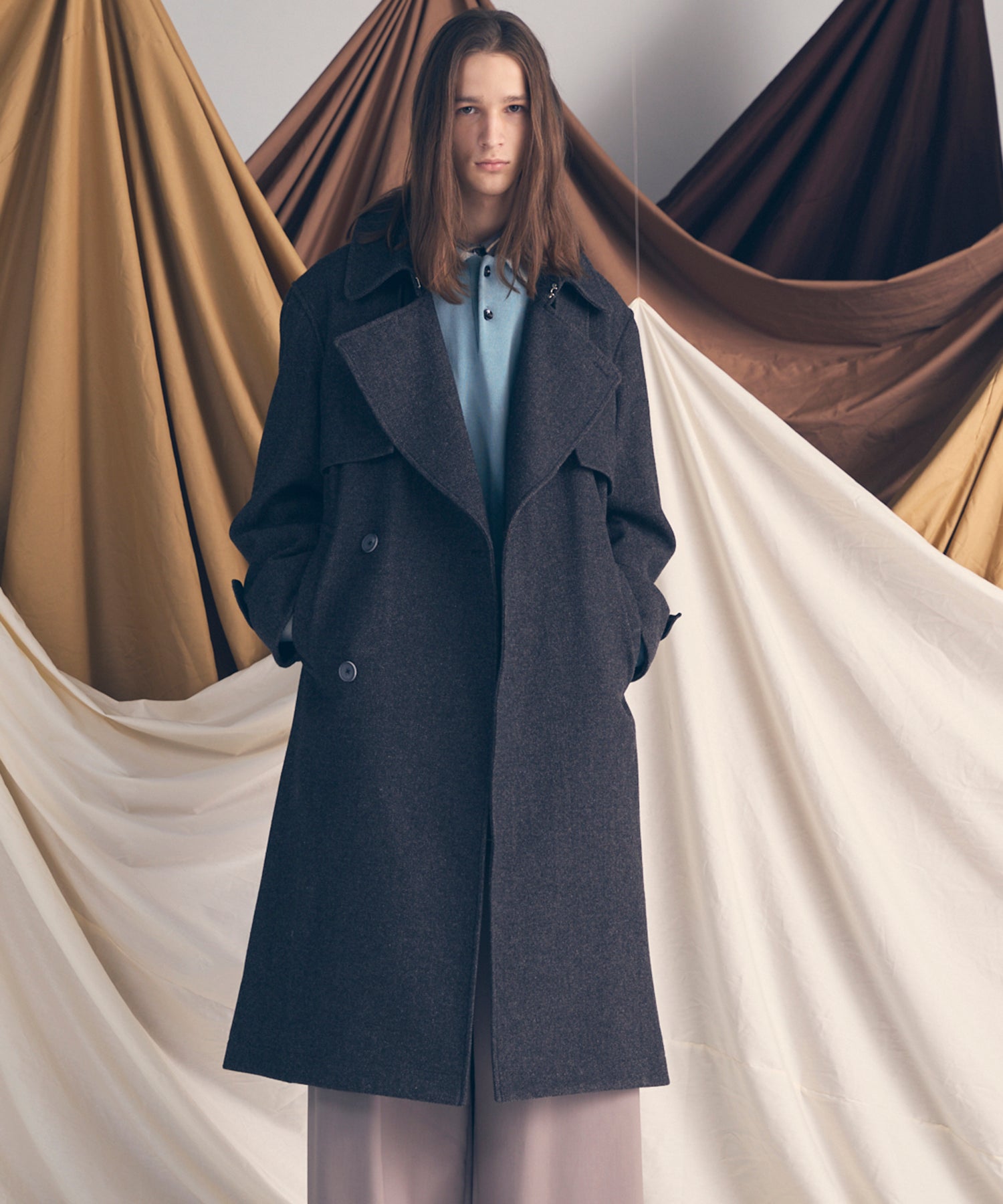 [25AW PRE-ORDER] Sheep Leather Long Coat