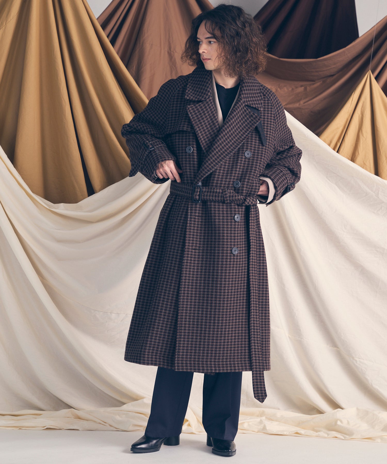 [25AW PRE-ORDER] Sheep Leather Long Coat