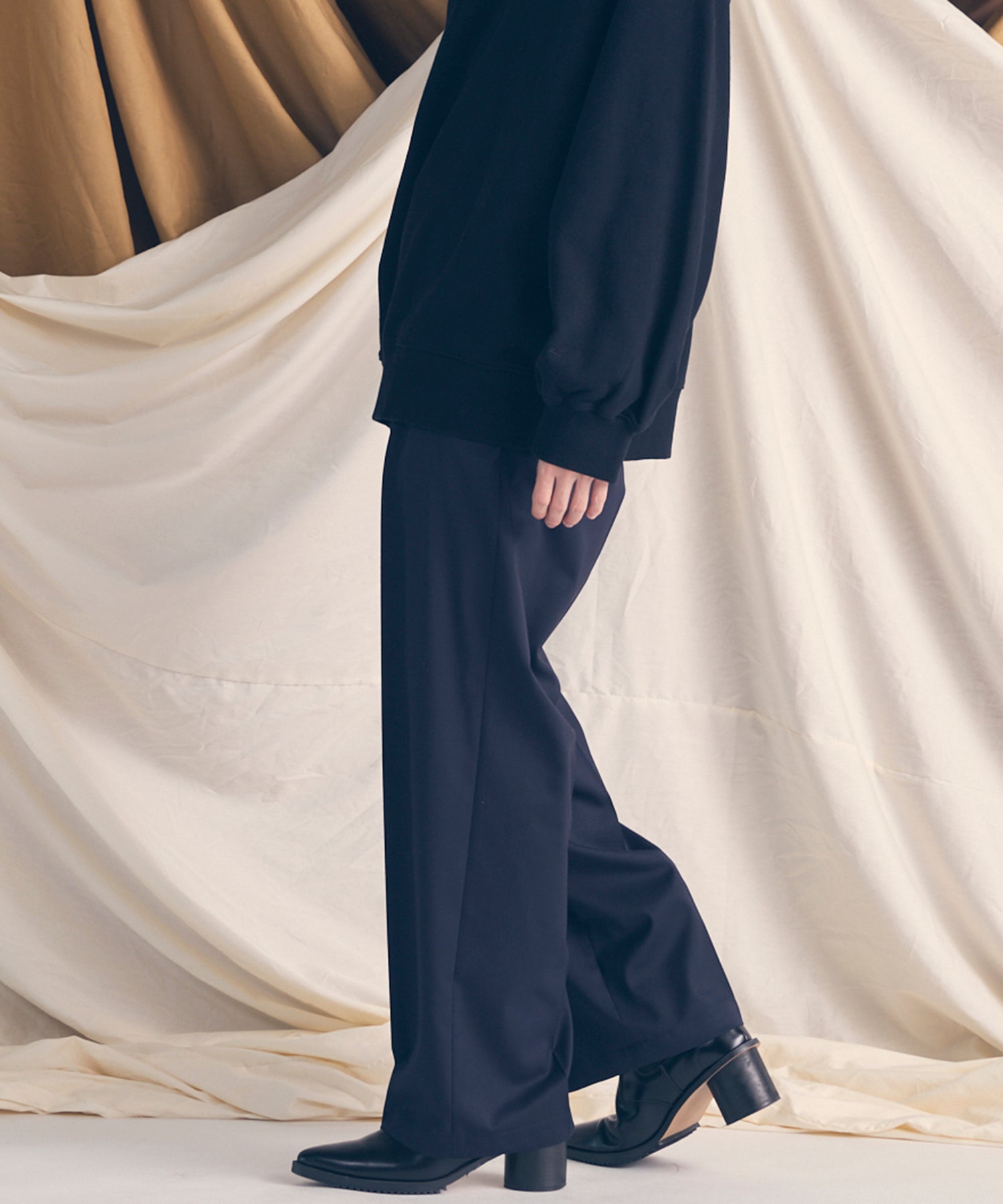 울 믹스 스무드 프라임 넓은 1짜리 넓은 바지