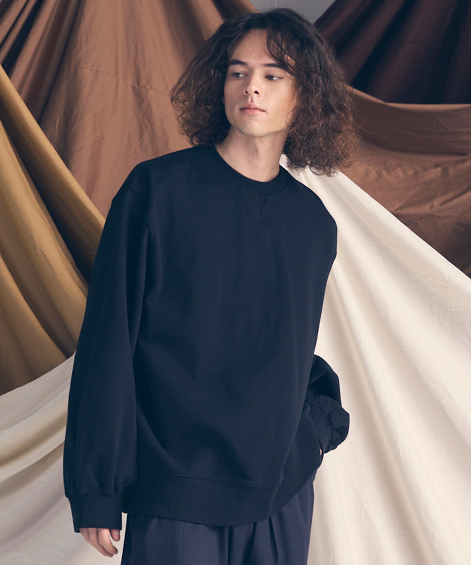 [25AW PRE-ORDER] Nuance Graphics Hand Stitching Long Sleeve TEE