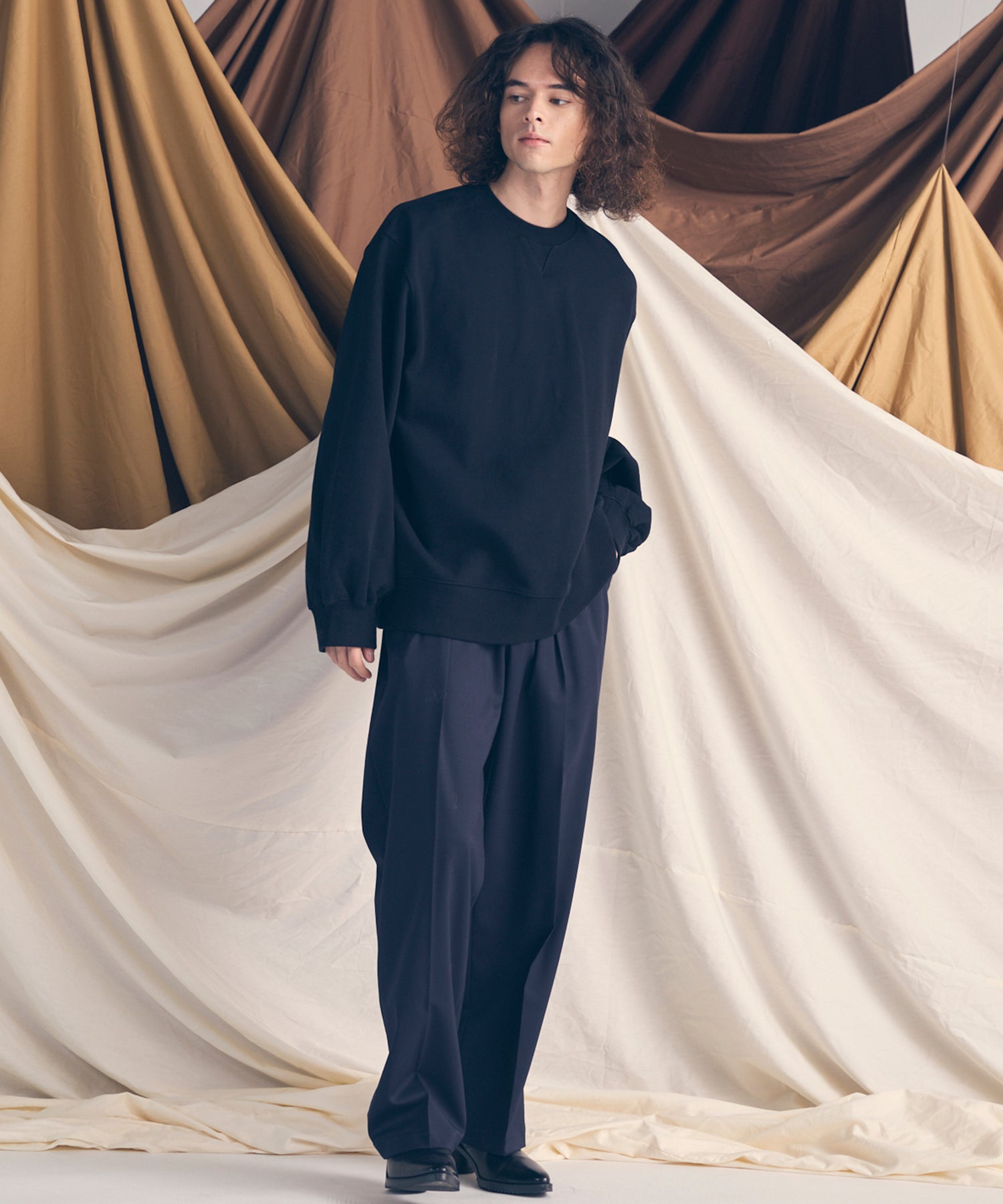 울 믹스 스무드 프라임 넓은 1짜리 넓은 바지