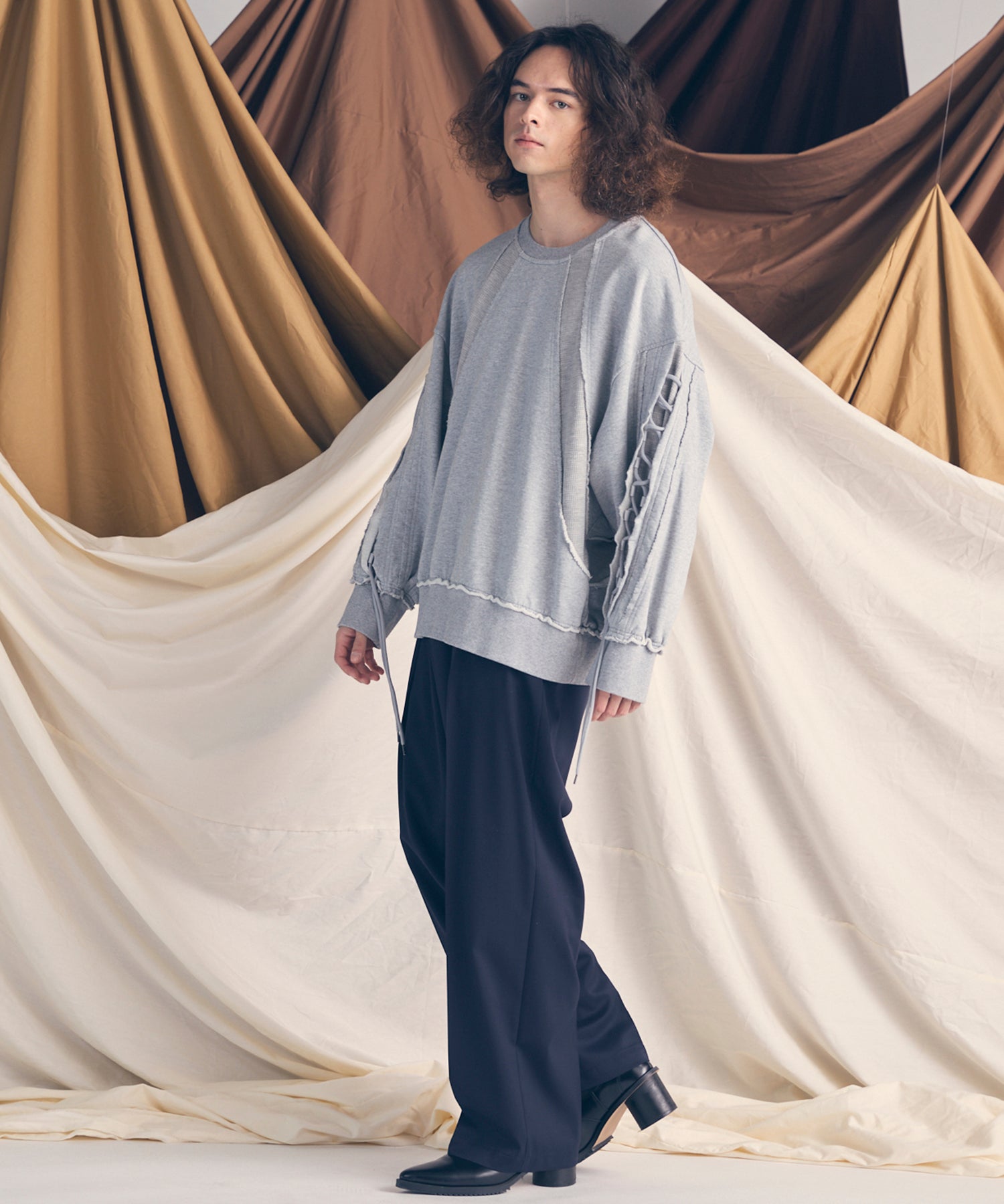 울 믹스 스무드 프라임 넓은 1짜리 넓은 바지