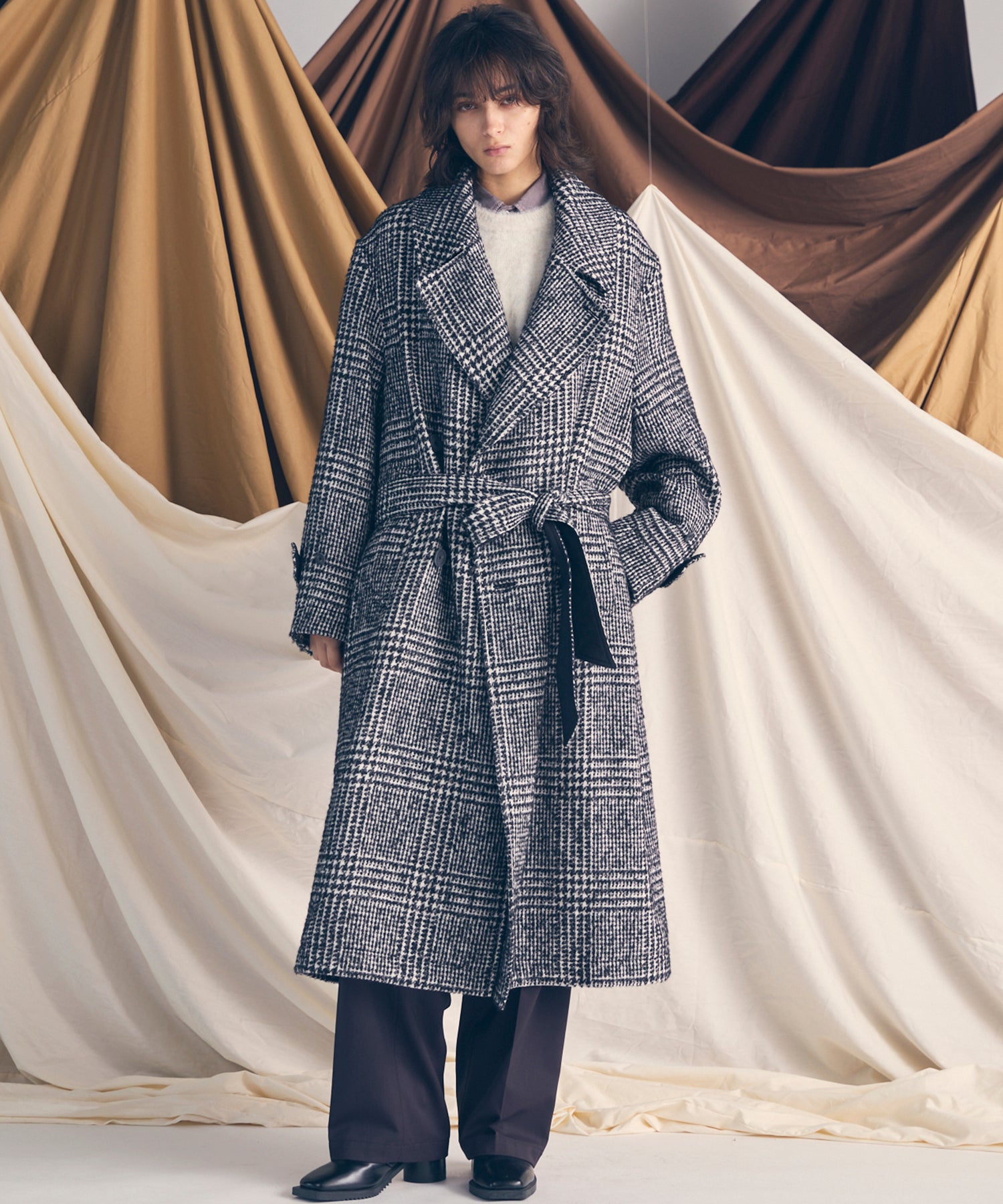 울 믹스 스무드 프라임 넓은 1짜리 넓은 바지