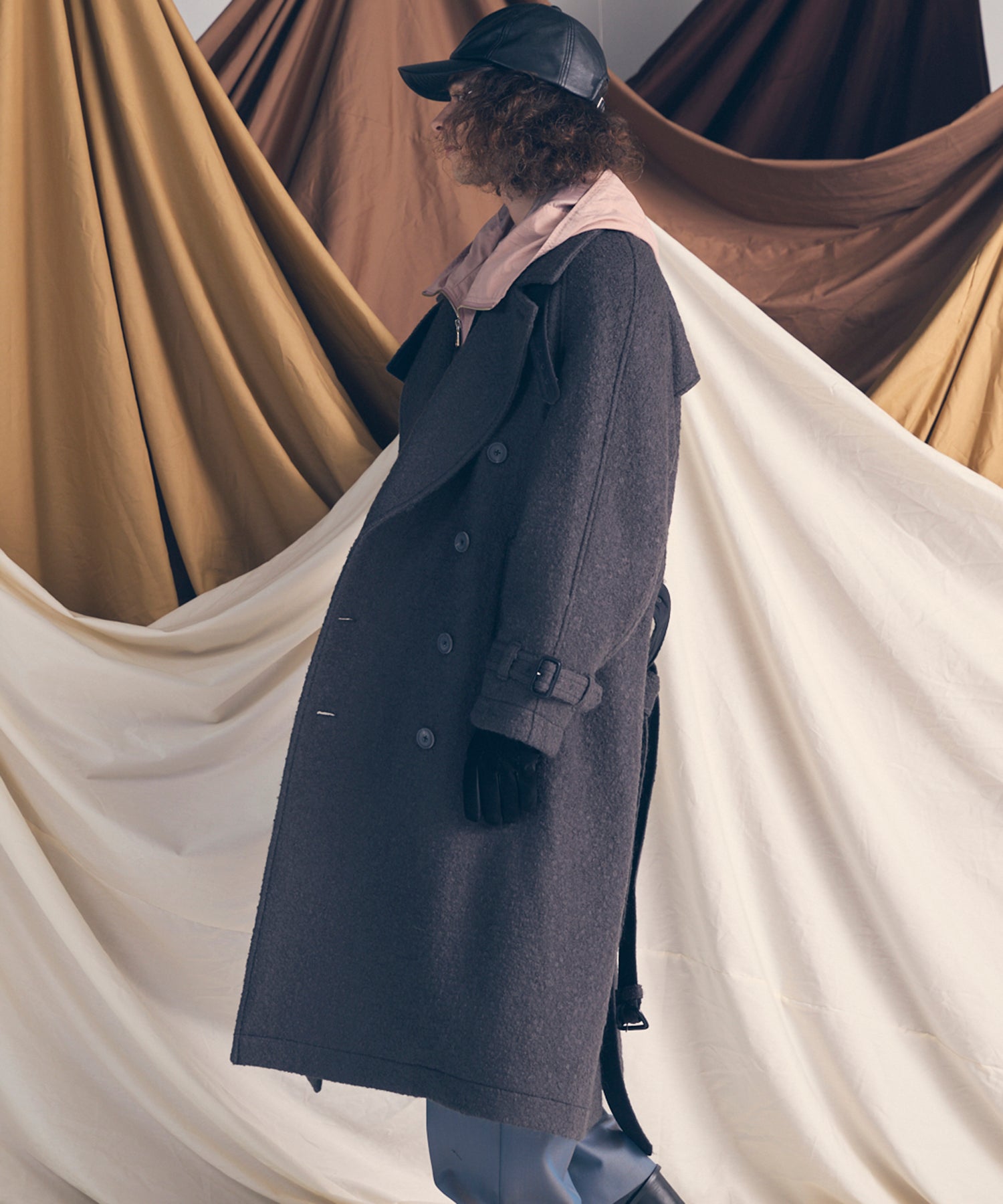 [25AW PRE-ORDER] Sheep Leather Long Coat