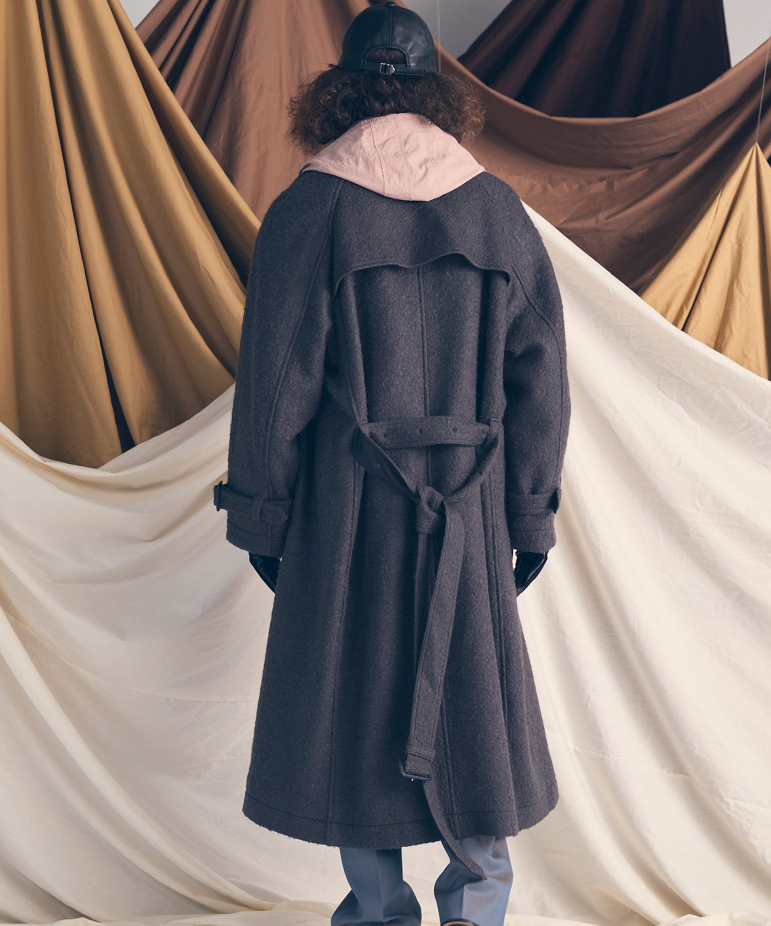 [25AW PRE-ORDER] Sheep Leather Long Coat