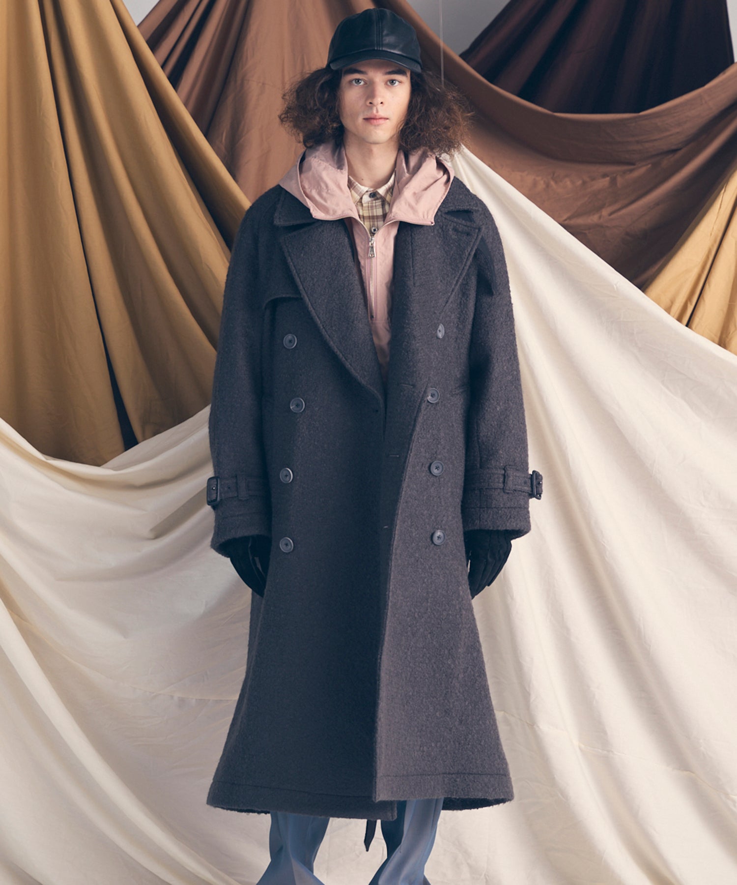 [25AW PRE-ORDER] Sheep Leather Long Coat